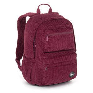 Manšestrový batoh vínový Topgal FINE 25063