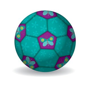 Fotbalový míč 18 cm - Motýli