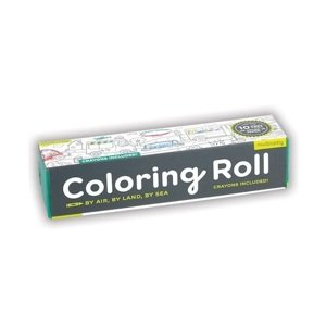 Mudpuppy Mini coloring Roll -  Dopravné prostriedky