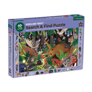 Mudpuppy Search & Find Puzzle/Woodland (New) 64 PC