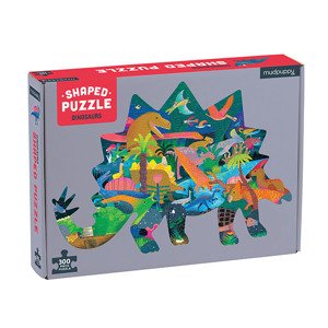 Mudpuppy Tvarované puzzle - Dinosaury (300 ks) / Shaped Puzzle - Dinosaurs (300 pc)
