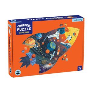 Mudpuppy Tvarované puzzle - Vesmír (300 ks) / Shaped Puzzle - Outer Space (300 pc)