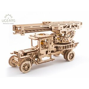 UGEARS Drevené 3D mechanické puzzle Hasičské auto