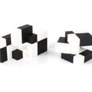 Belidesign.de Puzzle kocky - 6x6 - čierno-biele