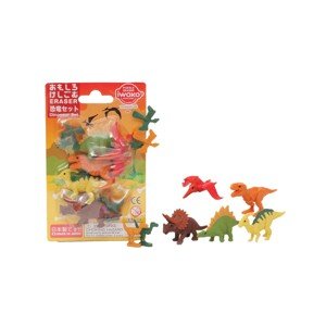 Iwako Gumy set - Dinosauři 1 (9 ks)