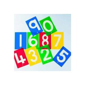EDX Education Číselné šablóny set / Number stencils set