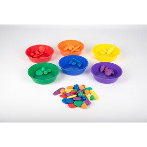 EDX Education Farebné misky na triedenie ( 6ks) / Coloured sorting bowls ( 6pc)