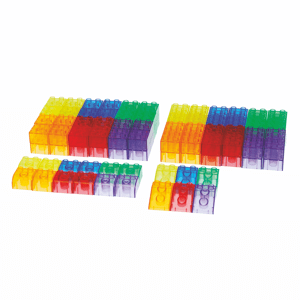TickiT Priehľadné farebné kocky (90 ks)/ Translucent Module Blocks (90 pc)