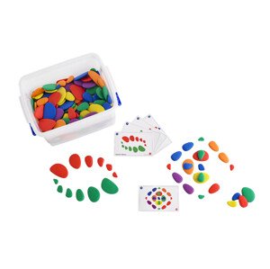 EDX Education Dúhové kamienky - set pre triedu / Rainbow Pebbles Classroom Set