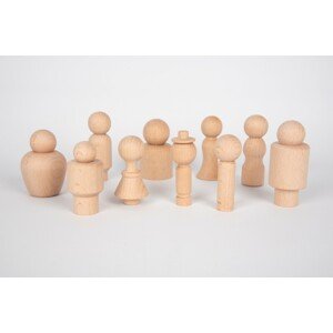 TickiT Drevené figúrky - ľudia / Wooden community figures