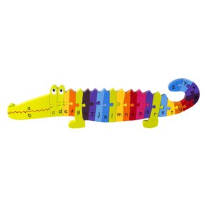 Orange Tree Toys Puzzle s číslami - Krokodíl / Number Puzzle - Crocodile