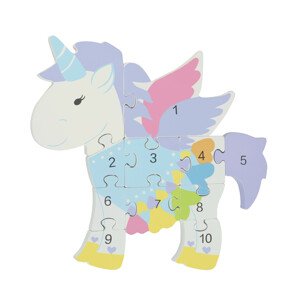 Orange Tree Toys Puzzle s číslami - Jednorožec  / Number Puzzle - Unicorn
