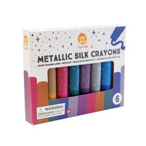 Tiger Tribe Metalické hodvábne voskovky / Metallic Silk Crayons