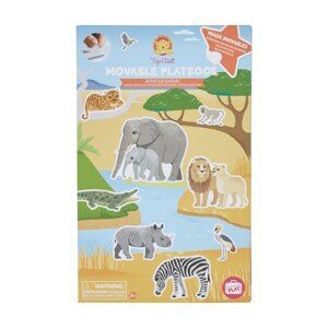Tiger Tribe Hrací set - Africké Safari / Movable Playbook - African Safari