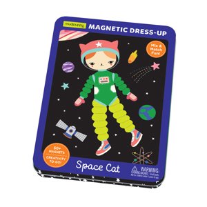 Mudpuppy Magnetická krabička - Vesmírna mačka / Magnetic Tins - Space Cat