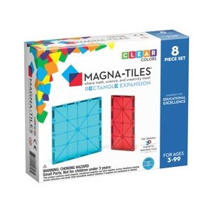 Magna Tiles - Rozšiřující set obdelníky a čtverce (8 ks)