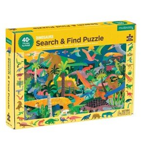 Puzzle hledej a najdi - Dinosauři (64 dílků)