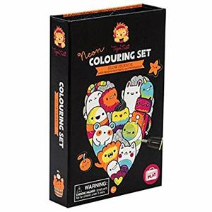 Neon Colouring Sets - Glow Friends