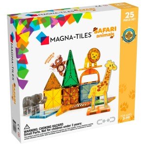 Magna Tiles - Zvířata safari (25 ks)