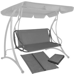 SPRINGOS Materiál sedadla na záhradnú hojdačku 155 x 100 cm – sivý, vodeodolný GS1000