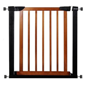 SPRINGOS Bezpečnostná zábrána 75–82 cm, hnedá a čierna – SG0003