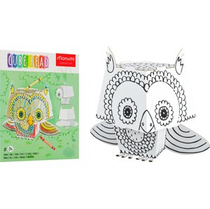 Monumi 3D omaľovánka sova MCH-000104