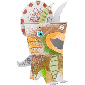 3D omaľovánka Triceratops Monumi MCH-000110
