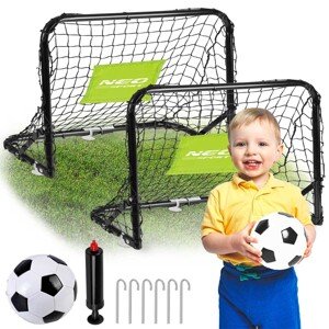 Neo-Sport Futbalové bránky - sada 2 ks - 60 x 45 x 25 cm NS-461