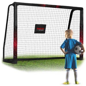 Neo-Sport Futbalová bránka 180 x 120 x 60 cm NS-463 čierno-červená