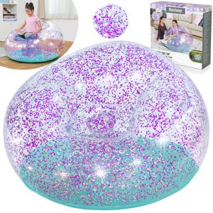 BESTWAY Nafukovacie trblietavé kreslo Bestway® Glitter Dream™ 75115