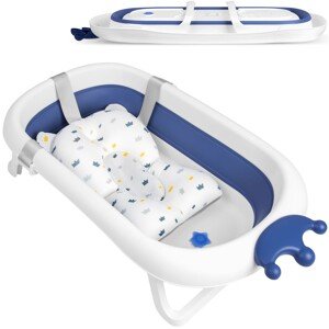 Ricokids Detská vanička s vankúšom RK-280, bielo-modrá