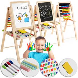 Skladacia magnetická/kriedová tabuľa Ricokids 780300
