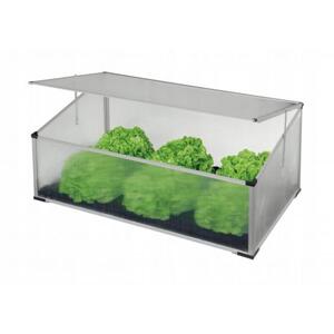 GARDEN LINE Mini skleník/záhon 100 x 60 x 30/40 cm vyrobený z polykarbonátu TUN3972