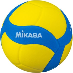 Volejbalová loptička Mikasa žltá a modrá VS220W-Y-BL