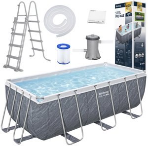 Bestway bazén 412x201x122 mramor 8v1 - 56722