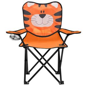 Detská skladacia stolička NILS Fun NC3305 tiger