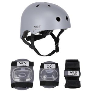 Helma s chráničmi NILS Extreme MR290+H230 sivá