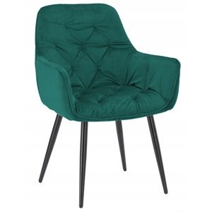 GARDEN LINE Zamatové kreslo GardenLine FAT2968 Farba: Zelená