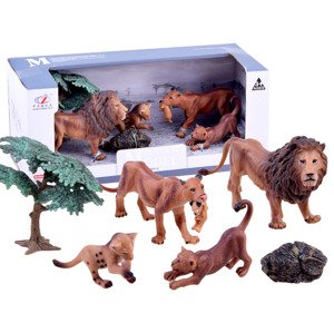 Sada safari zvieratiek Figurines Lion JOKOMISIADA ZA2990