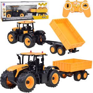 Ťahač JCB s prívesom na ovládanie EE Double E 1:16 RC0670