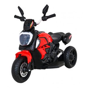 RAMIZ Motorka na batérie pre deti FAST TOURIST - červená