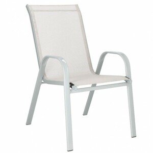 Záhradná stolička SPRINGOS GS0035 - krémová