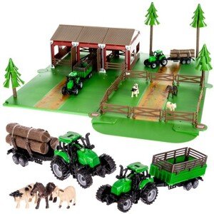 Farma so zvieratkami a traktormi Kruzzel 22404