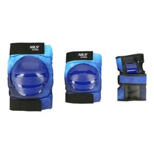 Súprava chráničov NILS Extreme H734 modrá Veľkosť: L