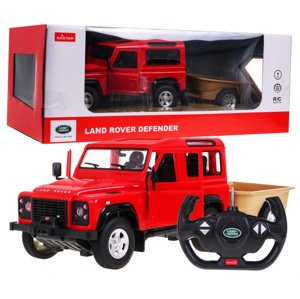 Auto RC Land Rover DEFENDER 1:14 RASTAR - červené