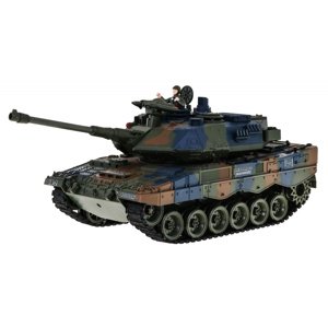 RAMIZ Tank R/C 2,4G s dymom 1:18 zelený štít ZRC.789-4