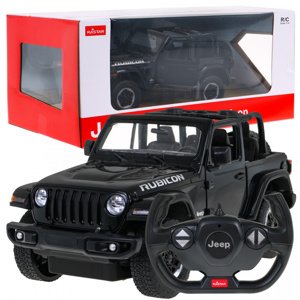 Auto R/C JEEP Wrangler JL 1:14 RASTAR 79400 - čierne