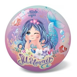 Gumová lopta 23 cm - Morská panna