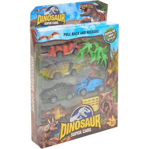 Dinosaur - súprava aut