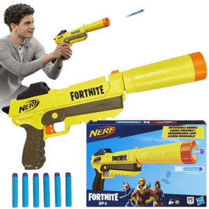 Pištoľ Hasbro Nerf Fortnite Sneaky Springer + 6 nábojov